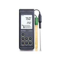 Thiết bị đo pH cầm tay dùng trong thực phẩm hanna HI 9124N